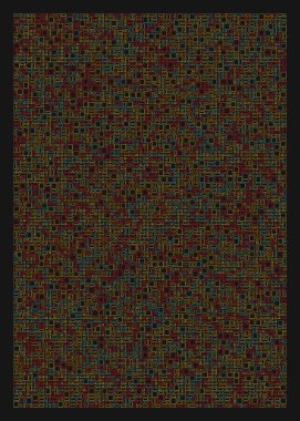 Ofset Quad üretken sanat arkaplan çizimi