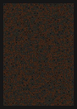 Ofset Quad üretken sanat arkaplan çizimi