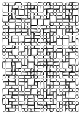 Ofset Quad üretken sanat arkaplan çizimi
