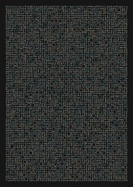 Ofset Quad üretken sanat arkaplan çizimi