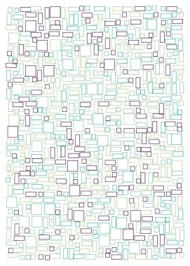 Ofset Quad üretken sanat arkaplan çizimi