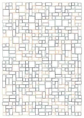 Ofset Quad üretken sanat arkaplan çizimi