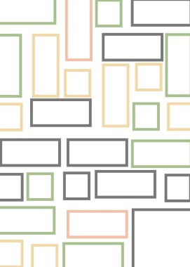 Ofset Quad üretken sanat arkaplan çizimi