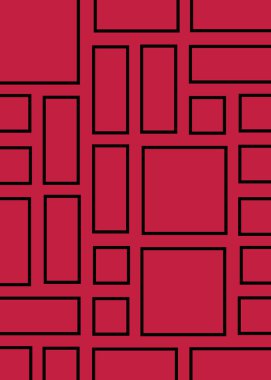 Ofset Quad üretken sanat arkaplan çizimi