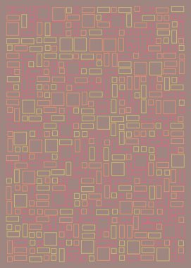 Ofset Quad üretken sanat arkaplan çizimi