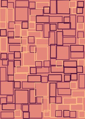 Ofset Quad üretken sanat arkaplan çizimi