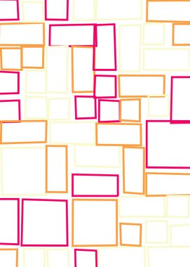 Ofset Quad üretken sanat arkaplan çizimi