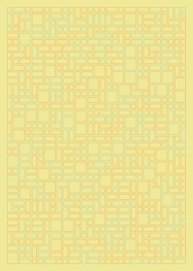 Ofset Quad üretken sanat arkaplan çizimi