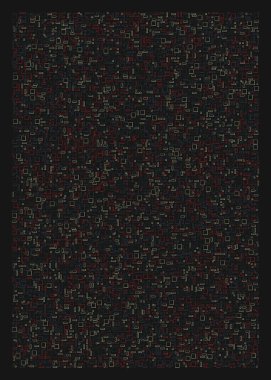 Ofset Quad üretken sanat arkaplan çizimi