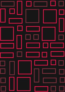 Ofset Quad üretken sanat arkaplan çizimi