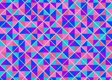 Color Rhombus tile tessellation pattern illustration