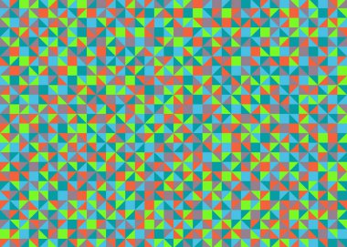 Color Rhombus tile tessellation pattern illustration