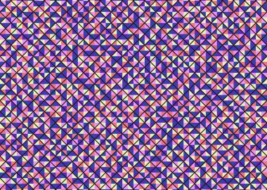 Color Rhombus tile tessellation pattern illustration