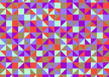 Color Rhombus tile tessellation pattern illustration