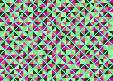 Color Rhombus tile tessellation pattern illustration
