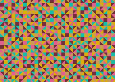 Color Rhombus tile tessellation pattern illustration