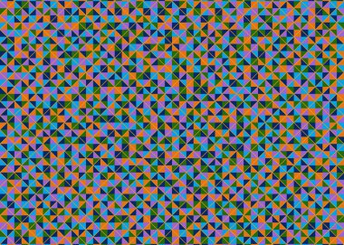 Color Rhombus tile tessellation pattern illustration