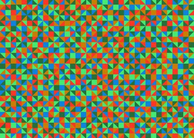 Color Rhombus tile tessellation pattern illustration