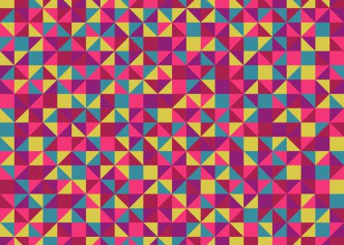 Color Rhombus tile tessellation pattern illustration