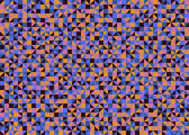 Color Rhombus tile tessellation pattern illustration