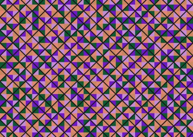 Color Rhombus tile tessellation pattern illustration