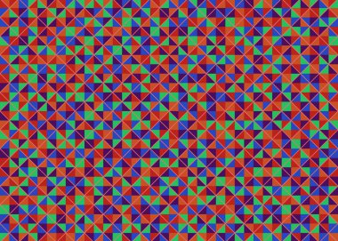 Color Rhombus tile tessellation pattern illustration