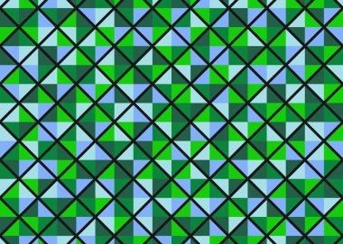 Color Rhombus tile tessellation pattern illustration