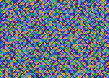 Color Rhombus tile tessellation pattern illustration