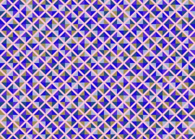 Color Rhombus tile tessellation pattern illustration