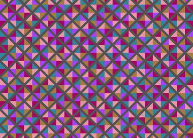 Color Rhombus tile tessellation pattern illustration