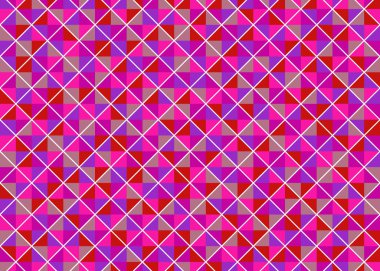 Color Rhombus tile tessellation pattern illustration