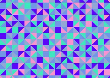 Color Rhombus tile tessellation pattern illustration
