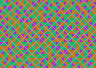 Color Rhombus tile tessellation pattern illustration