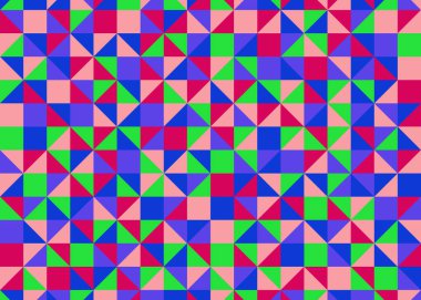 Color Rhombus tile tessellation pattern illustration
