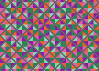 Color Rhombus tile tessellation pattern illustration