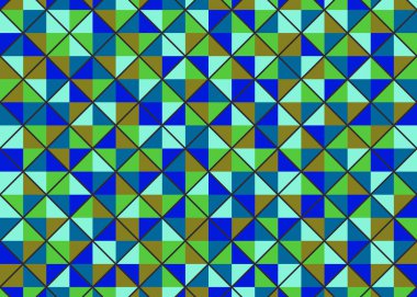 Color Rhombus tile tessellation pattern illustration