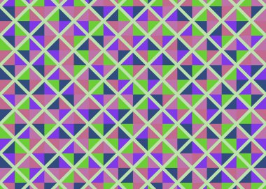 Color Rhombus tile tessellation pattern illustration