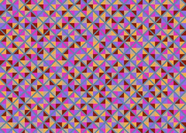 Color Rhombus tile tessellation pattern illustration