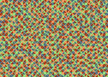 Color Rhombus tile tessellation pattern illustration