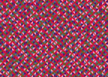 Color Rhombus tile tessellation pattern illustration