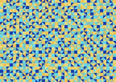 Color Rhombus tile tessellation pattern illustration