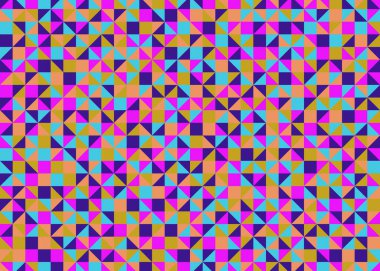 Color Rhombus tile tessellation pattern illustration
