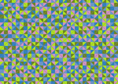 Color Rhombus tile tessellation pattern illustration