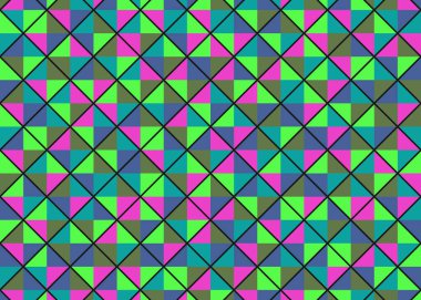 Color Rhombus tile tessellation pattern illustration