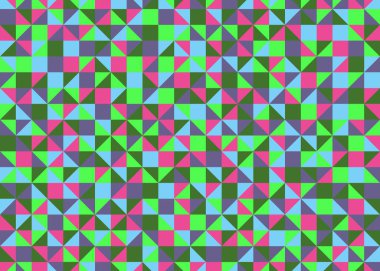 Color Rhombus tile tessellation pattern illustration