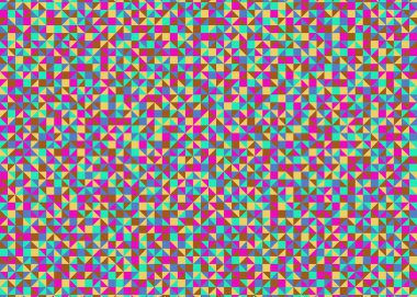 Color Rhombus tile tessellation pattern illustration