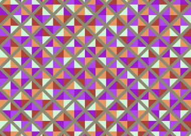 Color Rhombus tile tessellation pattern illustration