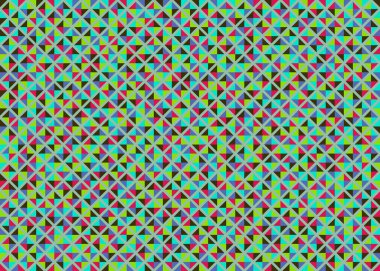 Color Rhombus tile tessellation pattern illustration