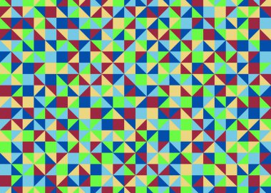 Color Rhombus tile tessellation pattern illustration