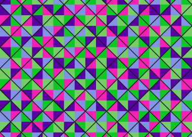 Color Rhombus tile tessellation pattern illustration
